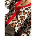 thumbnail image 3 of hirigin Women’s Button Down Cardigan, Long Sleeve V Neck Leopard Print Oversized Sweater, 3 of 4