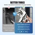 thumbnail image 4 of Adjustable Plumbing Wrench, Extra Wide Jaw 6-68mm Sink Wrench Tool for Bathroom & Kitchen, Durable Steel Multi-Purpose Spanner for Tight Spaces, Versatile Household Repair Tool, 4 of 6
