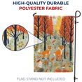 thumbnail image 4 of America Forever Autumn Foxes Garden Flag, 12.5 x 18 inches Double Sided, Woodland Foxes Forest Flag, Fall Foliage Animals, Outdoor Seasonal Flags for Yard, Lawn, Garden Decor, 4 of 5