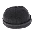 thumbnail image 2 of lionlar Unisexe Réglable Roulé Chinois Docker Marin Travailleur Crâne Bonnet Noir, 2 of 2