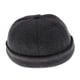 thumbnail image 2 of Retro Hombres Casual Docker Hat Gorra de Mecánico Biker Hat Beanie Llanura , Negro, como se describe, 2 of 2