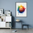 thumbnail image 7 of Diamond Art Kit for Adults, Colorful Basketball Splash Art Diamond Painting for Adults Beginners, 5D DIY Diamond Art Painting Kits, Colorful Diamond Painting Craft for Home Decor 12x16, 7 of 7
