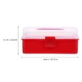 thumbnail image 2 of WRITWAA 1Pc Portable Plastic Tool Cabinet Storage Container with Handle for Practical Use, 2 of 8