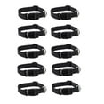 thumbnail image 3 of Dog Collar Bulk Packs Black Nylon Shelter Rescue Vet 4 Adjustable Sizes (14 to 20 Inch - 100 Collars), 3 of 6