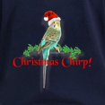 thumbnail image 3 of CafePress - Christmas Budgie Women's Long Sleeve Dark T Shirt - Women's Long Sleeve Graphic Tee Casual Fit, 3 of 4