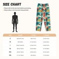 thumbnail image 3 of Fotbe Colorful Hawaii Palms Pantalones de Pijama para Mujer, Pantalones de Dormir, Pantalones Pj con Cordón y Bolsillos-3X-Large, 3 of 6
