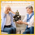 65th Birthday Money Box for Cash Gift, Surprise Pull Out Money Gift Box
