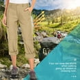 thumbnail image 6 of POENTAB Women's Cargo Hiking Pants Convertible Zip-Off Quick Dry Pant for Casual Outdoor Travel Safari Fishing Camping, 6 of 9