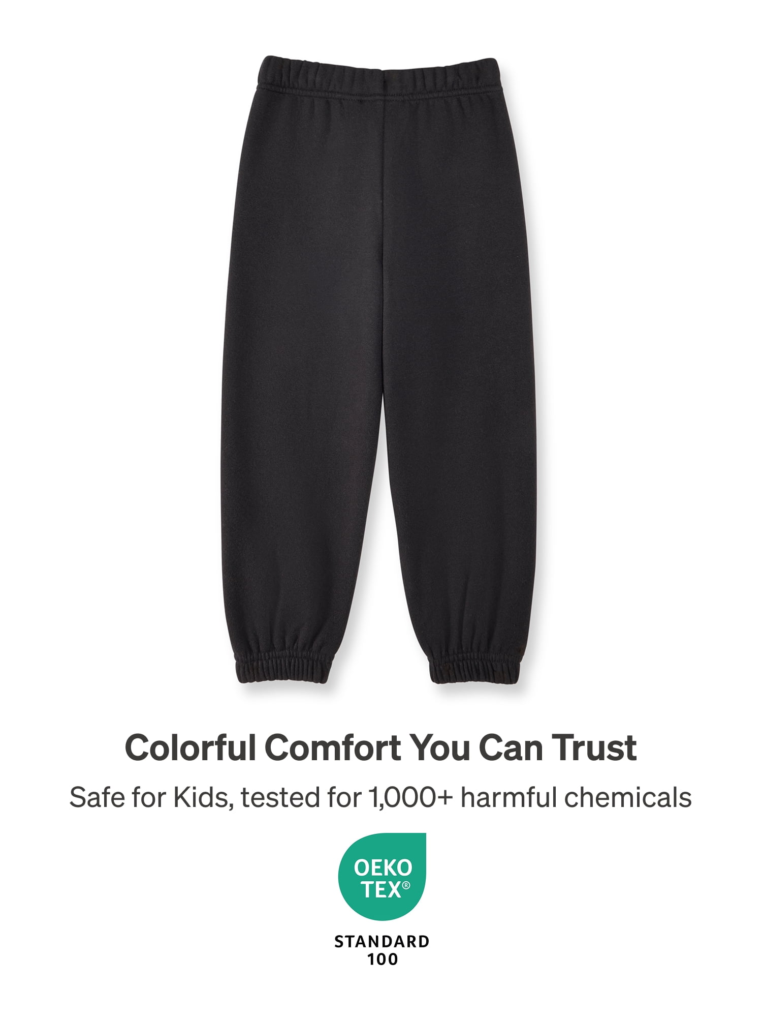 Color Mix by Garanimals Baby & Toddler Fleece Sweatpants, Sizes 0–6T