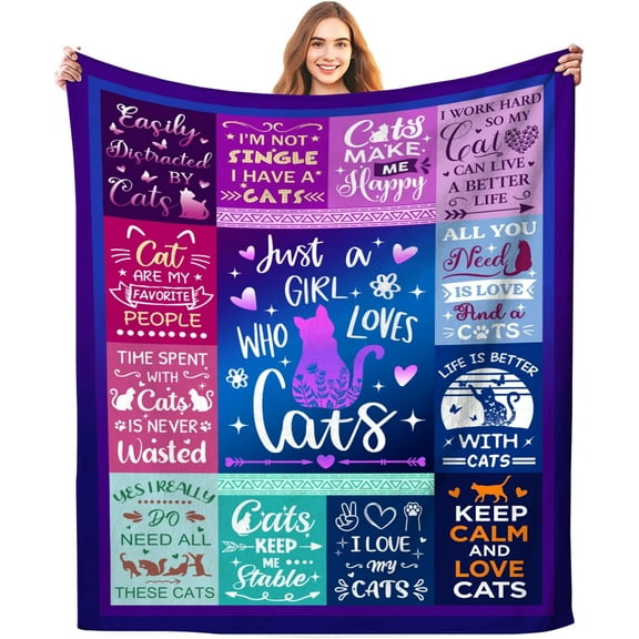 Sea Turtle Blanket Just A Girl Who Loves Turtle Blankets Soft Warmth Flannel Throw Blankets Bedding Decor for Kids Girls Adults Gifts All Season 50"x40"