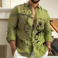 thumbnail image 1 of Camisa abotonada de alta calidad para hombre, de lujo, con solapa, de diseño ligero, suave y cómoda, de talla grande, 2024, 1 of 6