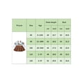 thumbnail image 7 of Toddler Baby Girls Halloween Thanksgiving Outfit Pumpkin Long Sleeve Frill Trim Dress Fall Winter Dress, 7 of 7