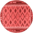 thumbnail image 1 of Ahgly Company Indoor Round Southwestern Red Country Area Rugs, 5' Round, 1 of 4