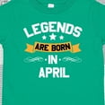 thumbnail image 4 of Inktastic Legends Are Born in April Boys or Girls Toddler T-Shirt, 4 of 5