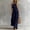 Navy Blue, variant on Women's Halter Backless Wide-Leg Jumpsuit with Pocket – Sleeveless Button Front Sexy Summer Vacation One Piece Khaki,S