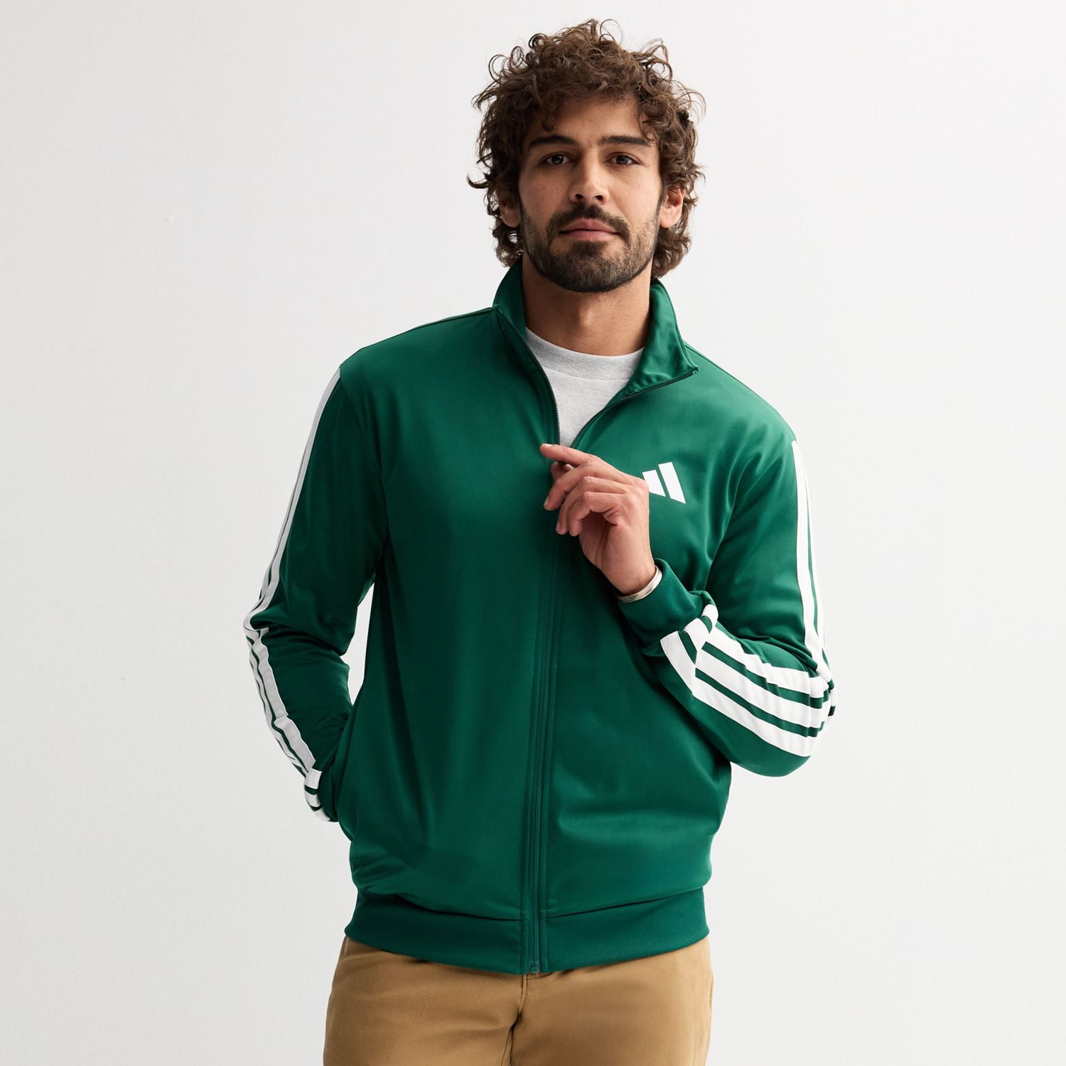 【adidas】 BECKENBAUER Velor TRACK TOP Adidas Originals Men's Beckenbauer Track Jacket Vapour Steel