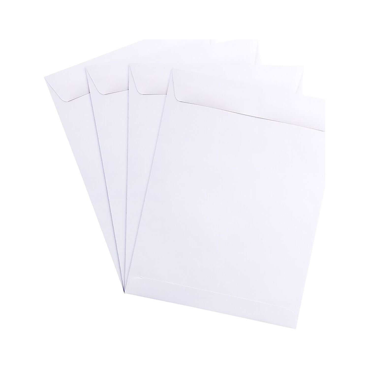 JAM Paper 9 1/2 x 12 1/2 Open End Catalog Commercial Envelopes, White, 25/Pack