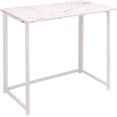 thumbnail image 2 of Folding Computer / Laptop Table for Small Spaces  Space-Saving Home Office / Writing Desk  Compact Study Reading Foldable Desk, 2 of 3