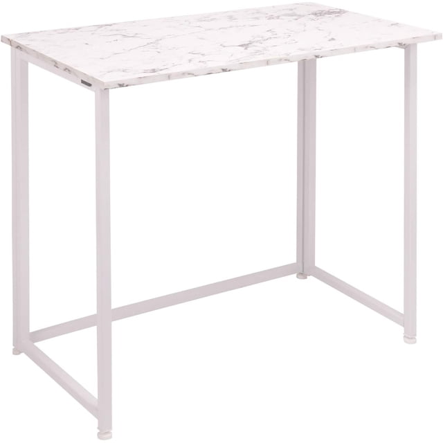 Folding Computer / Laptop Table for Small Spaces Space-Saving Home Office / Writing Desk Compact Study Reading Foldable Desk