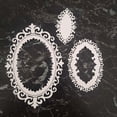 thumbnail image 4 of Oval Metal Die Cuts, 3Pcs Oval Lace Frame Background Cutting Dies for DIY Scrapbooking Album Decorative Card Stencil, 4 of 6