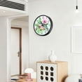 thumbnail image 6 of Voice Activated Clock with Glow Light 12 Inch Large Silent Wall Clock Battery Operated for Home Decor Cute Turtle, 6 of 8
