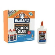 Elmer's Liquid School Glue, White, Washable, 4 oz., 5 Count