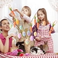 thumbnail image 2 of Fasiaou Set of 12 Easter Eggs and 6 Carrot Ornaments, Hanging Easter Decor for Tree, Garland, Wreath and Spring Party,As Show, 2 of 6