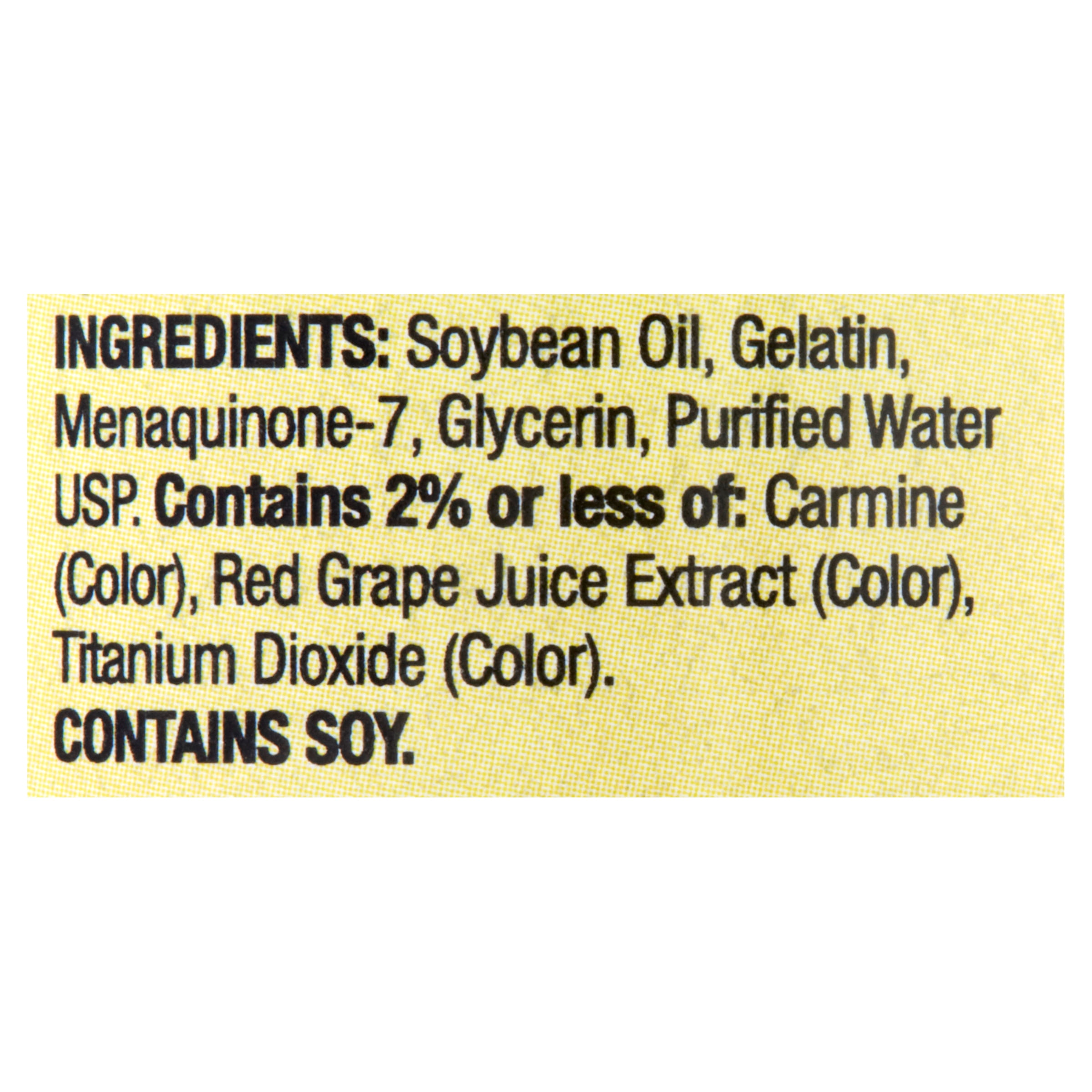 Spring Valley Vitamin K2 Softgels, 100 mcg, 60 Count