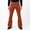 #Orange, variant on DPTALR Men's Casual Solid Color Wide Leg Flare Pants with Pockets,Coffee,Big and Tall Men S