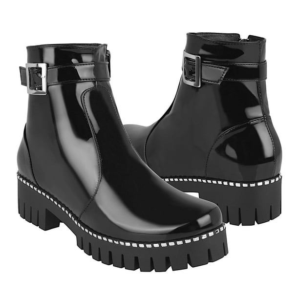 BOTINES DAMA STYLO 4993 CHAROL NEGRO Stylo 4993