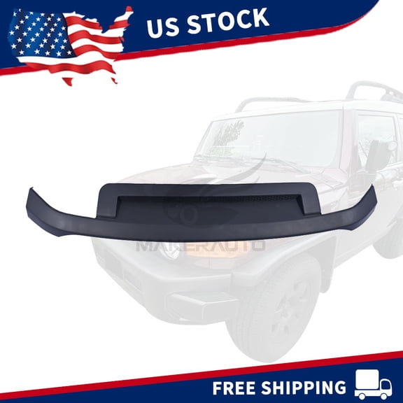 Black Painted Hood Molding Trim For Toyota FJ Cruiser 2007-2014