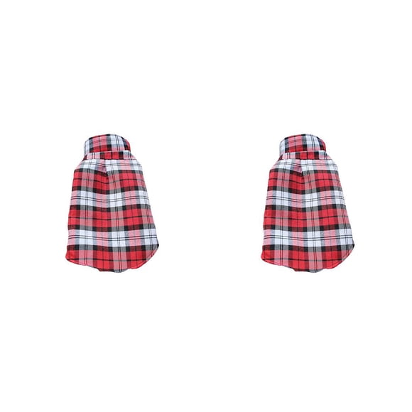 Greeniant Camisa a cuadros para mascotas, chaleco para cachorros pequeños, camisetas para perros, calidez flexible, estilo Simple exquisito, Type4 NO4