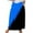 Blue C, variant on Printed Skirt for Women Elastic Waist Gathered Pocket Floral Pattern Casual Mid Calf Skirt Daily Outfits Blue