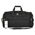 thumbnail image 4 of DALIX 21" Blank Sports Duffle Bag Gym Bag Travel Duffel with Adjustable Strap in Black, 4 of 7