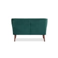 thumbnail image 5 of Artdeco Home Hollywood Velvet Loveseat Sofa, Green, 5 of 8