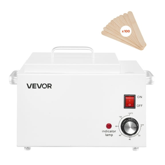 VEVOR Single Wax Warmer, 3000ML 300W Professional Wax Warmer for Hair Removal, 32 ℉- 248 ℉ Adjustable & Non-Stick Waxing Heater Pot with 100PCS Waxing Sticks for Home Use, Beauty Salon, Spa