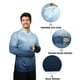 thumbnail image 4 of Camisa de manga larga WELIGU con protección UV UPF 50+ para hombre, 4 of 6