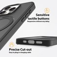 thumbnail image 3 of MKEUDQ-Magnetic Stand for iPhone SE 2022/3rd/2020/2nd gen, iPhone 8/7 Case [Military Grade Drop Tested] Translucent Back Slim Protective Case 4.7 Inch,Black, 3 of 4