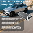 thumbnail image 5 of Front Center Console Storage Lid ArmRest Compatible with Mercedes-Benz C300 C400 C63 AMG GLC43 2015-2020, A2056808804,A2056800796, 5 of 8