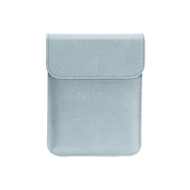 Seitruly Funda protectora para tableta Funda protectora Estuche de suministros de cuero Fuax Bolsa de inserción Bolsas ligeras para accesorios Computadoras de tableta Azul claro