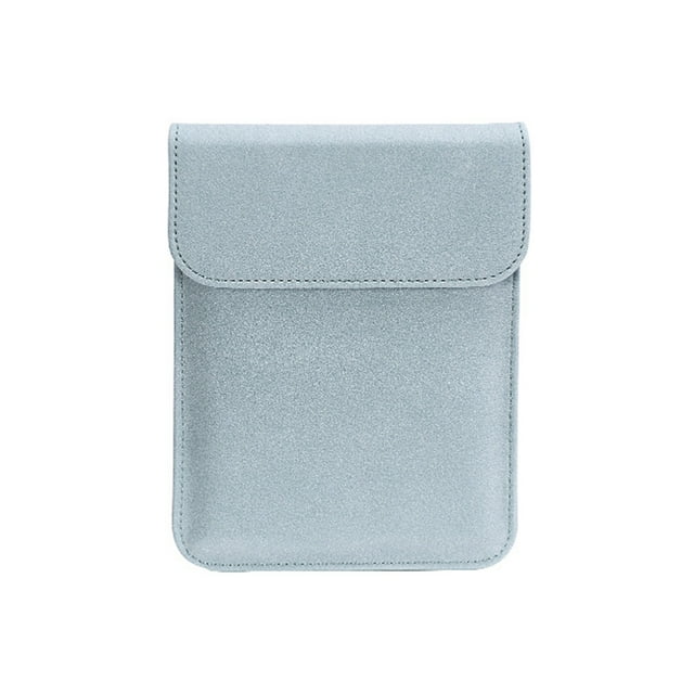 Seitruly Funda protectora para tableta Funda protectora Estuche de suministros de cuero Fuax Bolsa de inserción Bolsas ligeras para accesorios Computadoras de tableta Azul claro