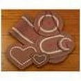thumbnail image 2 of Earth Rugs 60-040 Burgundy-Gray Heart Placemat, 2 of 2