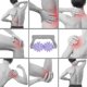thumbnail image 5 of Ofertas Únicas 1 Pc Bastón de Masaje Doble de Mano para Gimnasio Púrpura PP EVA, 5 of 6