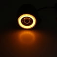 thumbnail image 2 of Universal LED Headlamp Double Lamps Round Angel Eyes High Low Beam Retro DRL Blue White Light, 2 of 3