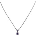 thumbnail image 5 of 40 Violet Zircon - 16.5"-18.5" Celebration Rhodium Plated Necklace, 5 of 7