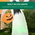 thumbnail image 4 of HOMCOM 5.9' Halloween Inflatable Decoration long-mouthed Ghost w/ Pumpkin, 4 of 9
