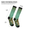 thumbnail image 2 of Lsque Retro Birds Pattern Sport Compression Socks for Men & Women 15-20 mmHg Knee High Nurse Pregnant Running Medical and Travel Athletic, 2 of 6