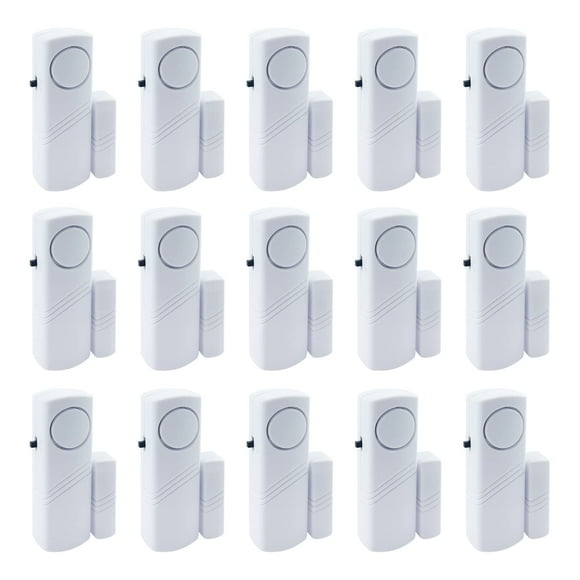 Alarma de puerta y ventana WimuPath de 90 dB para seguridad infantil, paquete de 15 unidades