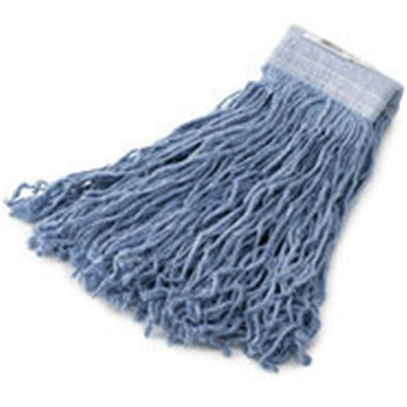 Rubbermaid Commercial  Synthetic Blend Mop - Green - 24 oz. - 5 in. White Headband
