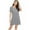 Gray, variant on WBQ Women Night Dress with Built in Bra Nightshirt Short Sleeve Chemise Sleepwear Modal Soft Nightgowns (Upgraded)